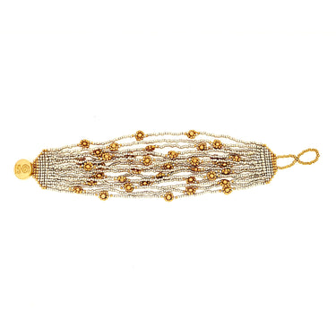 Brazalete cosecha 15 hilos dorado RXP.
